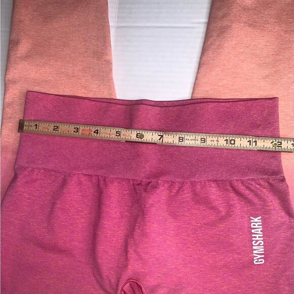 GYMSHARK Adapt Ombre Seamless Leggings.‎ Pink and Orange. Small - Picture 8 of 11